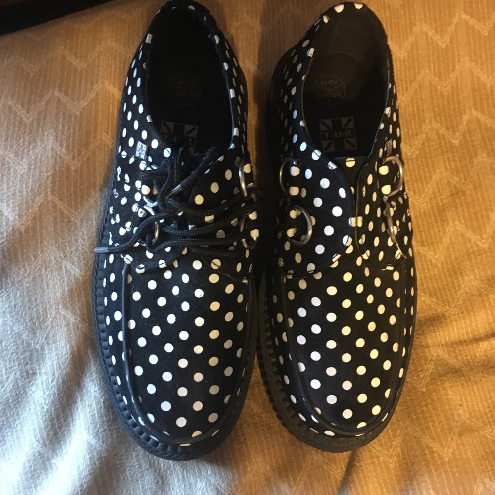 TUK Polka dot creepers